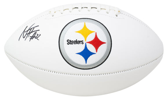 Najee Harris Signed Pittsburgh Steelers Logo Football Fanatics