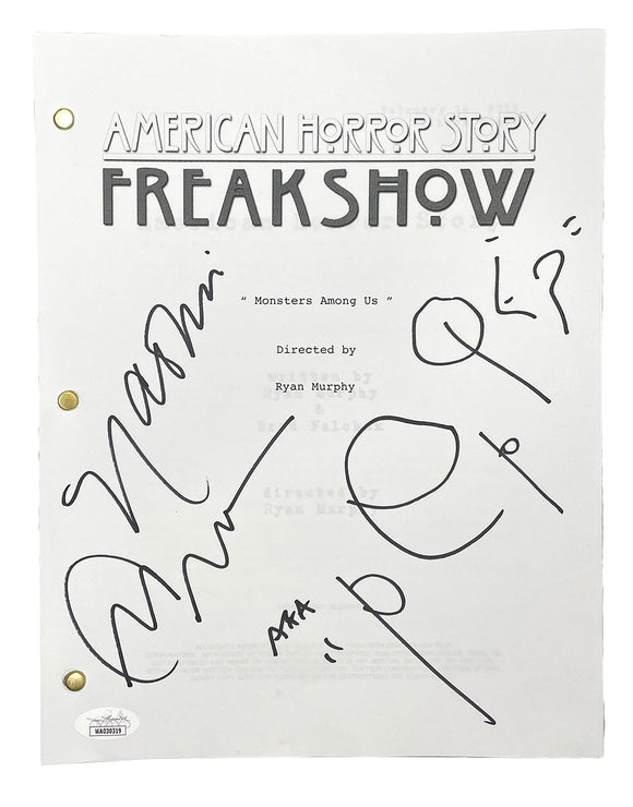 Naomi Grossman Signed American Horror Story Freak Show Episode Script JSA Sports Integrity