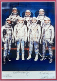 NASA Mercury Seven Signed Framed 8x10 Photo JSA BB80655 Sports Integrity