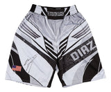 Nate Diaz Signed Custom White MMA Fight Trunks BAS