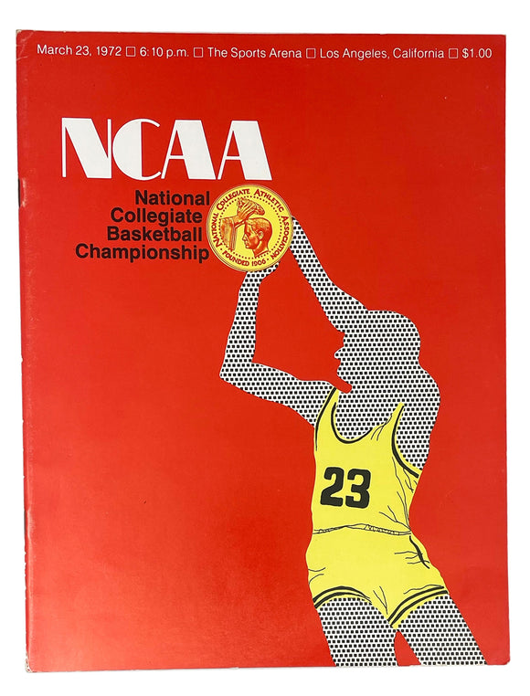NCAA National Collegiate Basketball Championship March 23,1972 Magazine Sports Integrity