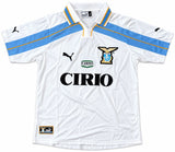 Alessandro Nesta Signed Lazio White Puma Soccer Jersey BAS
