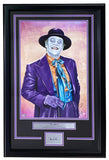 Jack Nicholson Framed 13x19 Joker Litho Signed by Tony Santiago w/ Laser Auto