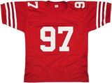 Nick Bosa San Francisco Signed Red Football Jersey BAS