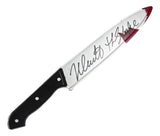 Nick Castle Signed Halloween Michael Myers 12" Toy Bloody Knife The Shape JSA