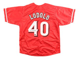 Nick Lodolo Cincinnati Signed Red Baseball Jersey BAS
