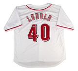 Nick Lodolo Cincinnati Signed White Baseball Jersey BAS