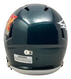 Nick Sirianni Signed Eagles FS Super Bowl 59 LIX Replica Helmet BAS w/ Case