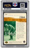 Jack Nicklaus Signed 2001 Upper Deck Golf #110 Trading Card PSA/DNA Auto 8