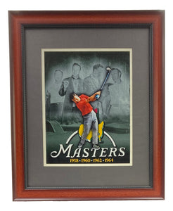Jack Nicklaus Framed 11x14 PGA Masters Victories Collage Photo