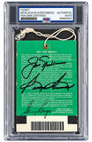 Jack Nicklaus Snead Player Signed 1998 Masters Practice Round Ticket PSA/DNA
