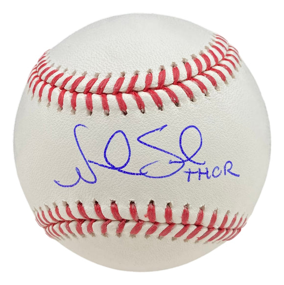 Noah Syndergaard Dodgers Signed Official MLB Baseball Thor Inscribed Fanatics Sports Integrity