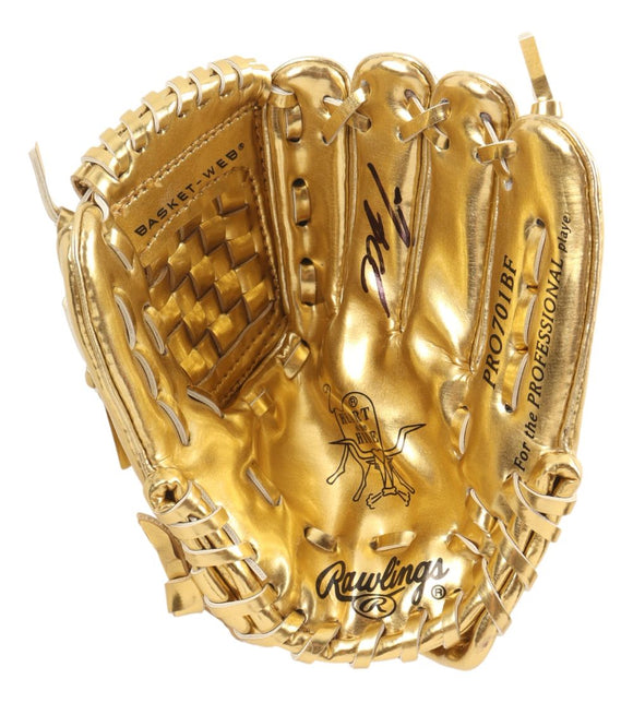 Nolan Arenado St Louis Cardinals Signed Mini Rawlings Gold Glove JSA QR Hologram