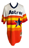 Nolan Ryan Signed Houston Astros M&N Authentic CC Jersey HOF 99 Inscribed JSA