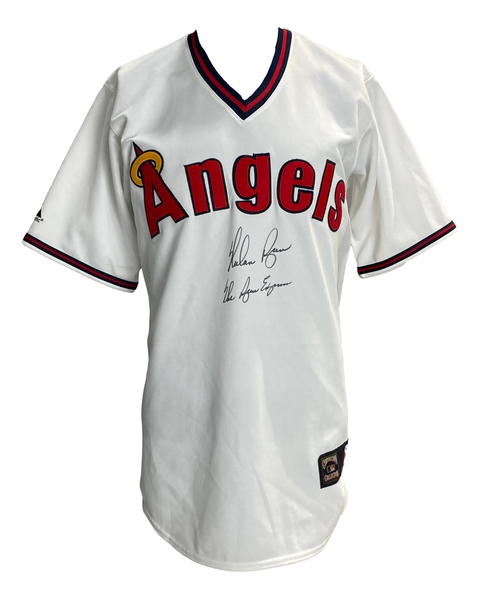 Nolan Ryan Signed Angels Cooperstown Collection Jersey The Ryan Expres