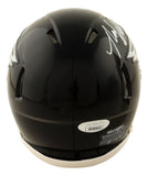 Nolan Smith Jr Signed Philadelphia Eagles Black Mini Speed Helmet JSA