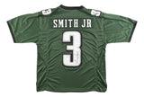 Nolan Smith Jr Philadelphia Signed Green Football Jersey JSA QR Hologram