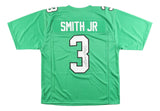 Nolan Smith Jr Philadelphia Signed Kelly Green Football Jersey JSA QR Hologram