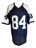 Jay Novacek Dallas Signed Alternate Navy Football Jersey JSA Hologram