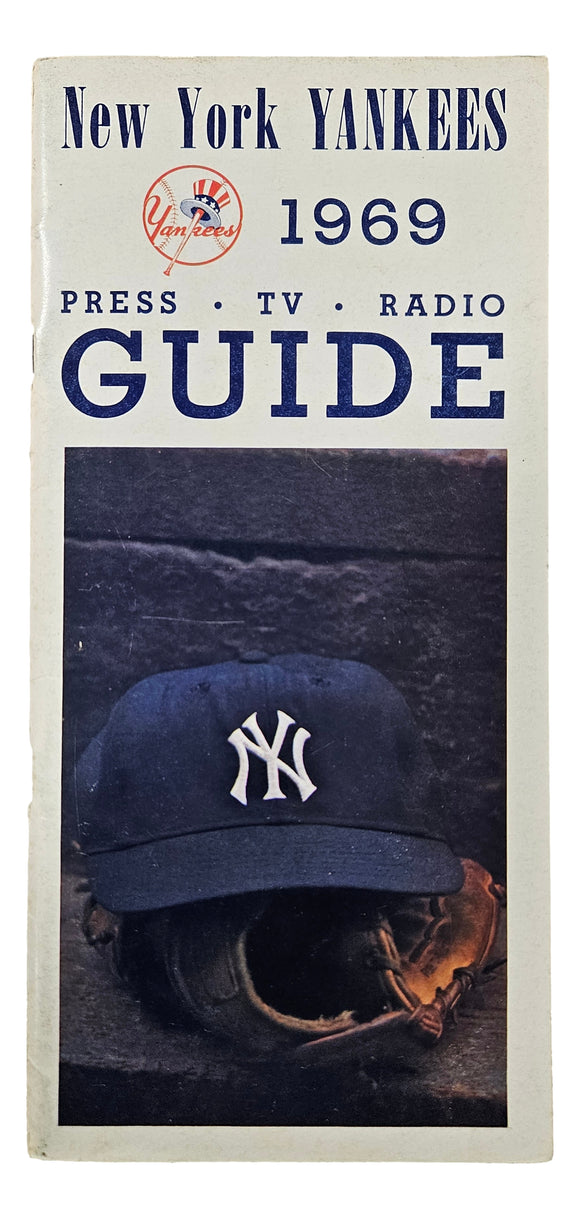 New York Yankees 1969 Media Guide Sports Integrity