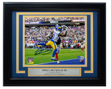 Odell Beckham Jr Signed Framed Los Angeles Rams 8x10 Super Bowl LVI Photo BAS Sports Integrity