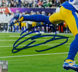 Odell Beckham Jr Signed Framed Los Angeles Rams 8x10 Super Bowl LVI Photo BAS