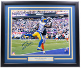 Odell Beckham Jr Signed Framed Los Angeles Rams 16x20 Super Bowl LVI Photo BAS