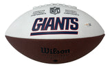 Odell Beckham Signed New York Giants Logo Football JSA QR