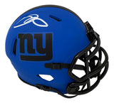 Odell Beckham Signed New York Giants Rave Mini Speed Helmet JSA QR