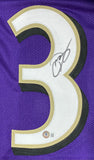 Odell Beckham Jr Signed Custom Purple Pro-Style Football Jersey BAS Sports Integrity