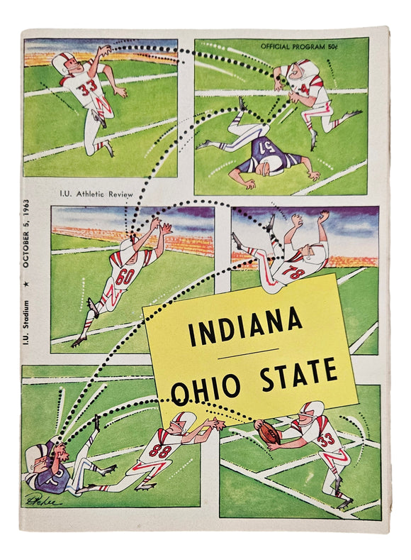 Ohio State vs Indiana October 5 1963 Official Game Program