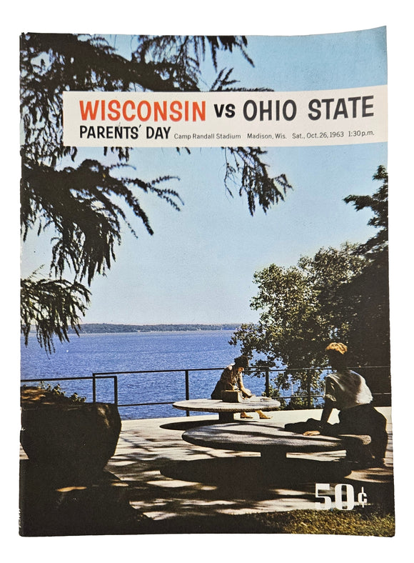 Ohio State vs Wisconsin October 26 1963 Official Game Program