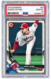 2018 Bowman #49 Shohei Ohtani Los Angeles Angels Rookie Card PSA Gem MT 10