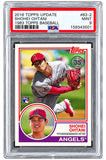 2018 Topps Update #83-2 Shohei Ohtani Angels Rookie Card PSA Mint 9