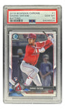 Shohei Ohtani Slabbed 2018 Bowman Chrome #1 Angels Rookie Card PSA Gem MT 10