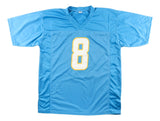 Omarion Hampton Los Angeles Signed Powder Blue Jersey BAS