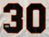 Orlando Cepeda San Francisco Signed White Baseball Jersey BAS
