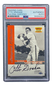 Otto Graham Signed 1999 Fleer Sports Illustrated Trading Card PSA/DNA Sports Integrity