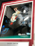 Ozzie Smith Signed Framed 8x10 St. Louis Cardinals Flip Photo Fanatics