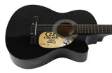 Ozzy Osbourne Signed 38" Black Acoustic Guitar JSA Sports Integrity