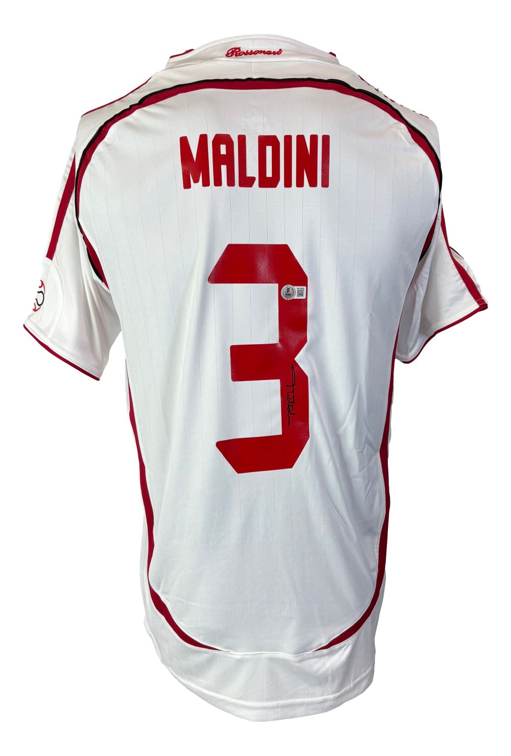 Paolo Maldini Signed AC Milan 2007 Champions League Adidas Soccer