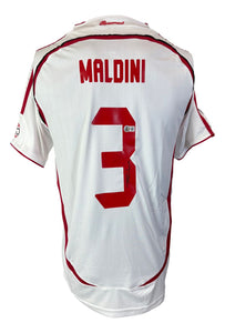 Paolo Maldini Signed AC Milan 2007 Champions League Adidas Soccer