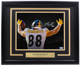 Pat Freiermuth Signed Framed Pittsburgh Steelers 11x14 Photo BAS ITP Sports Integrity