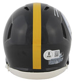 Pat Freiermuth Signed Pittsburgh Steelers Mini Speed Helmet BAS
