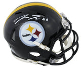Pat Freiermuth Signed Pittsburgh Steelers Mini Speed Helmet BAS
