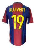 Patrick Kluivert Signed Barcelona FC Nike Soccer LG Jersey BAS Sports Integrity