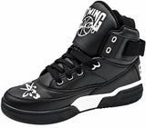 Patrick Ewing Signed Black Right Ewing Athletics HI Vintage Shoe BAS