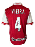 Patrick Vieira Signed Arsenal Nike Soccer Jersey BAS