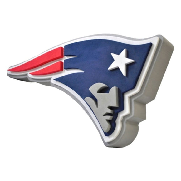 New England Patriots NFL 3D Fan Foam Logo Sign w/ Strap