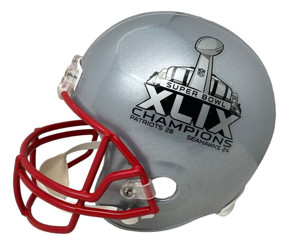 New England Patriots Super Bowl 49 Champions Riddell Full Size Replica Helmet